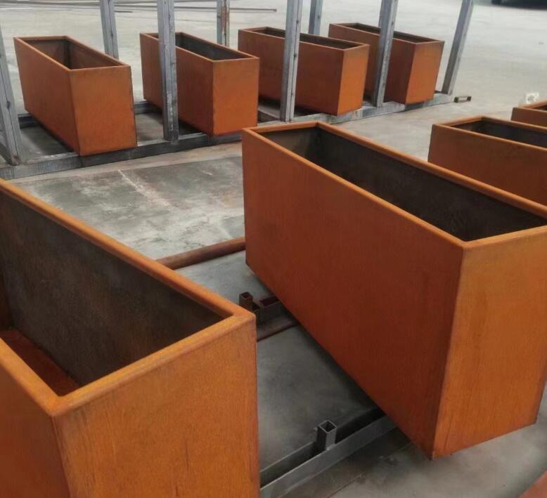 七叉镇耐候钢花箱